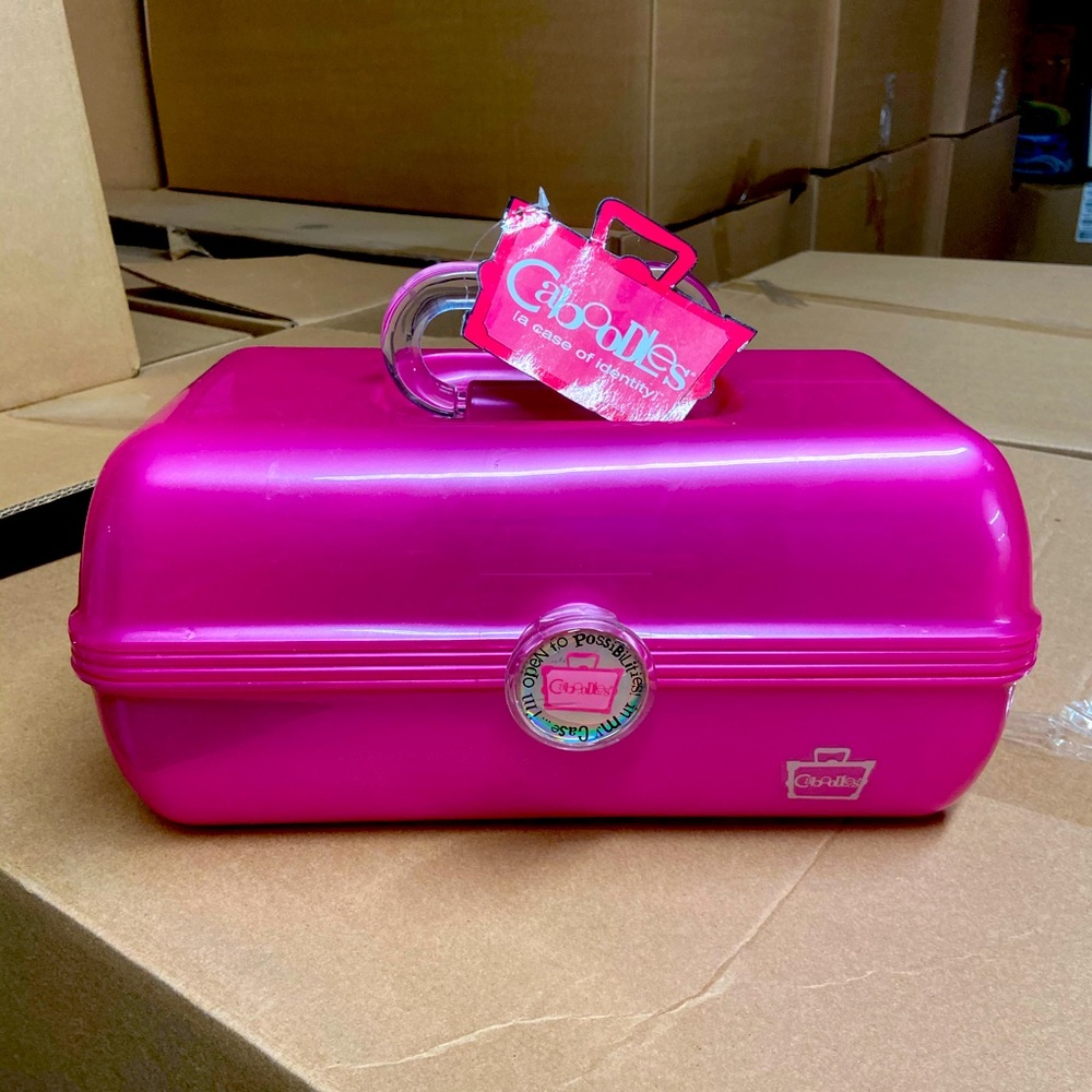 VINTAGE CABOODLE MAKE UP CASE